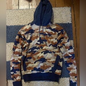 Champion Navy/Brown Camo Hoodie